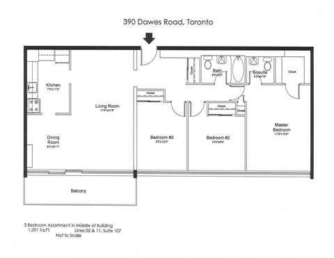 390 Dawes Road 1-3 Beds Apartment for Rent - Photo Gallery 11